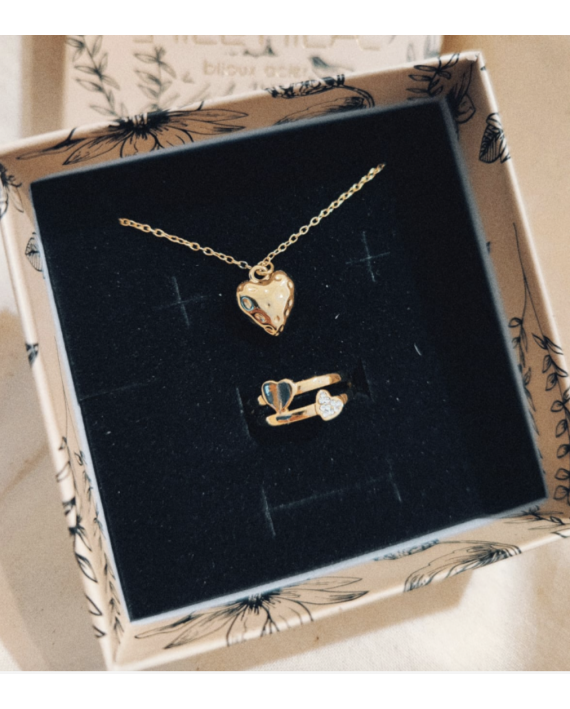 Coffret bijoux coeur spécial st valentin