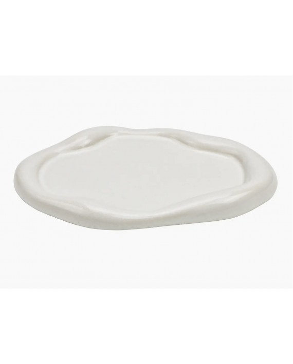 Coupelle/ vide poche en céramique blanche