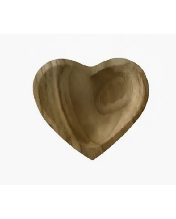 Petit plat/coupelle coeur en bois XS