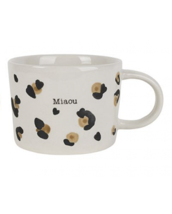 Tasse Miaou Léopard