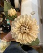FLEURS DAHLIA POMPOM BEIGE