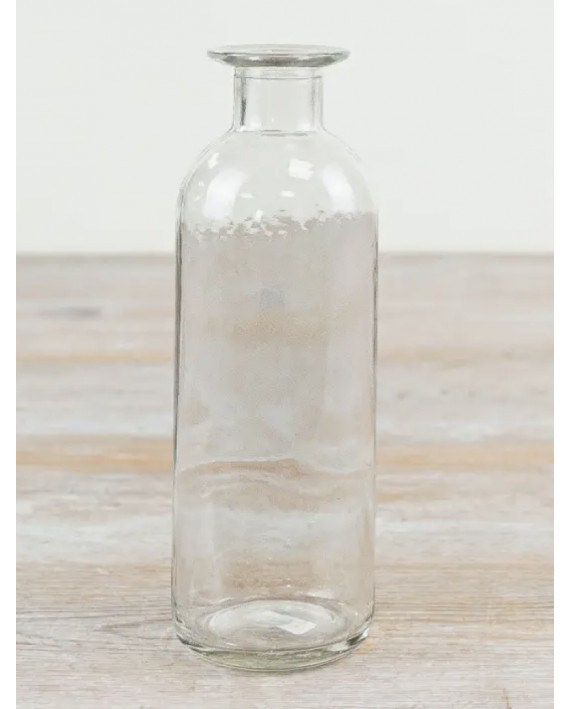 Vase en verre transparent 16.5 cm