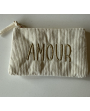 pochette "Amour" écru