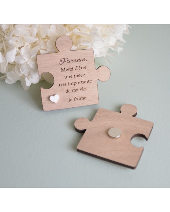 Magnet pièce de puzzle Parrain