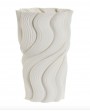 Grand vase en grès blanc