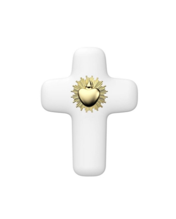 Petite croix ex voto doré