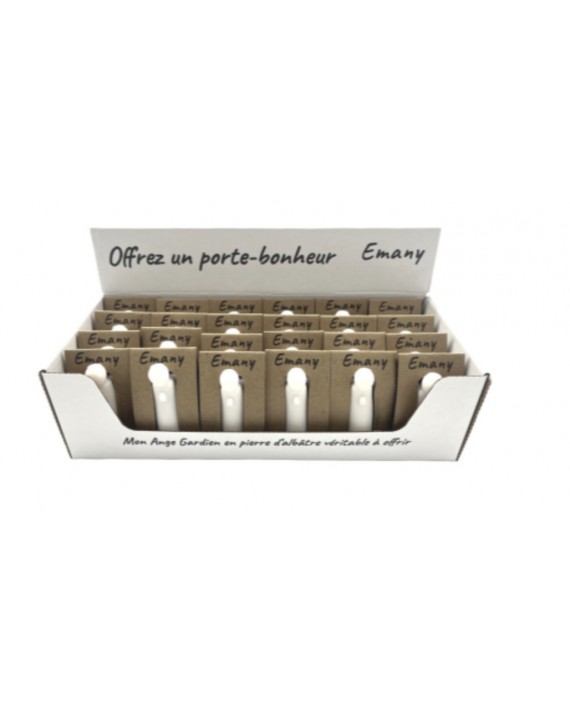Petit ange blanc porte-bonheur