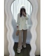 Blazer écru à clous