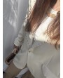 Blazer écru à clous