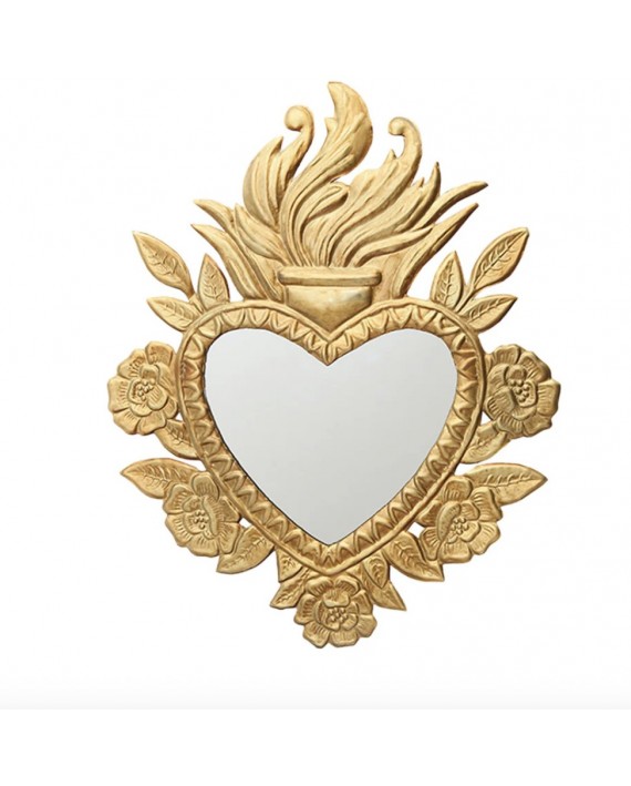 Miroir - ex voto Coeur narcisse