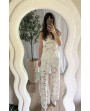 Pantalon en crochet blanc
