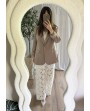 Blazer dos asymétrique camel