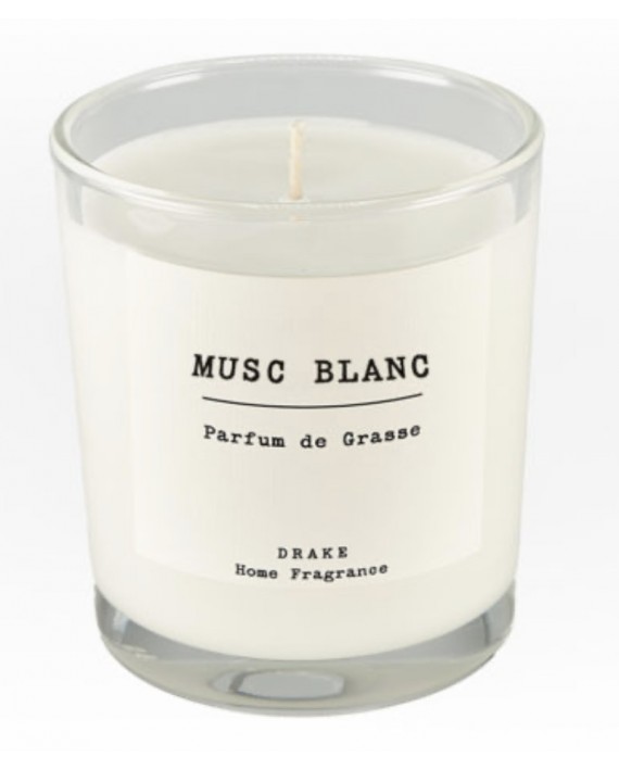 Bougie parfumée en cire végétale – Musc blanc