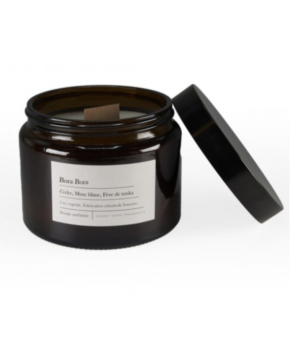 Bougie parfumée en cire végétale – XL -Bora Bora