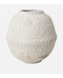 Vase/Pot Rond Ivoire