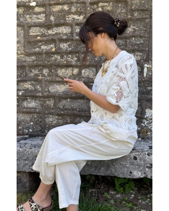 Top en crochet Héloise