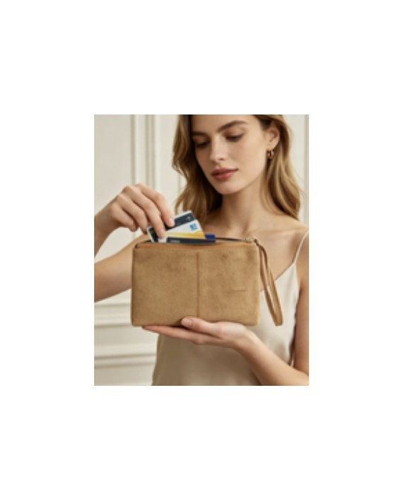 Pochette beige