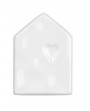 Aimant maison en porcelaine