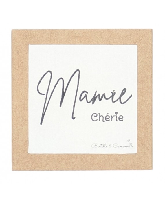 Fleur en plâtre parfumée "Mamie Chérie"