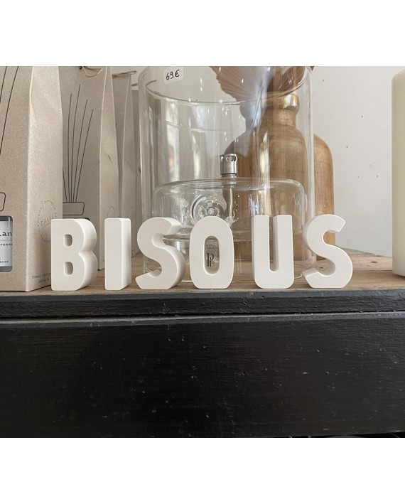 message parfumé "Bisous"