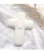Croix ange en albatre
