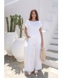 T shirt blanc en éponge