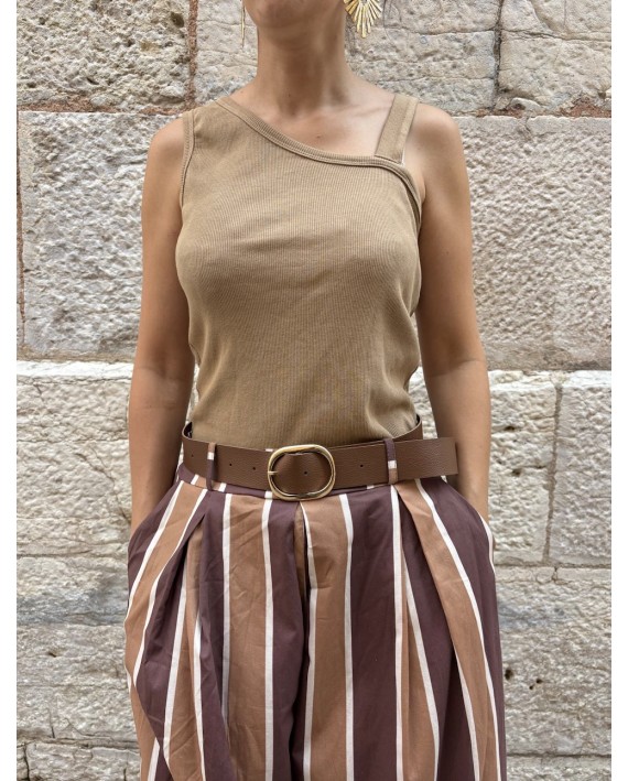 Top Ambre camel