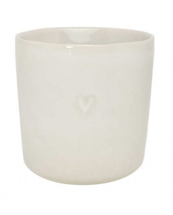 Mug/tasse beige coeur