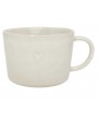 Tasse beige coeur