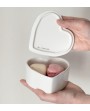 Boite coeur en porcelaine