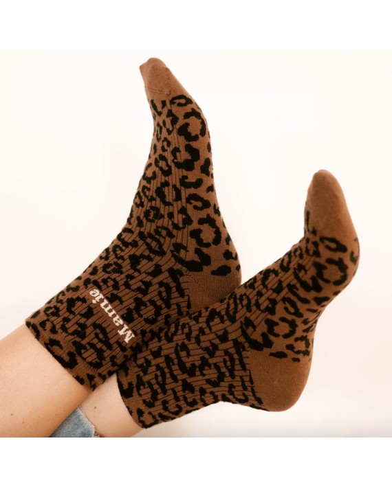 Chaussettes homme marron - mamie