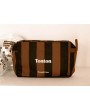 Trousse de toilette coton - Rayures marrons et noirs, Tonton