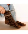 Chaussettes femme léopard - Marraine