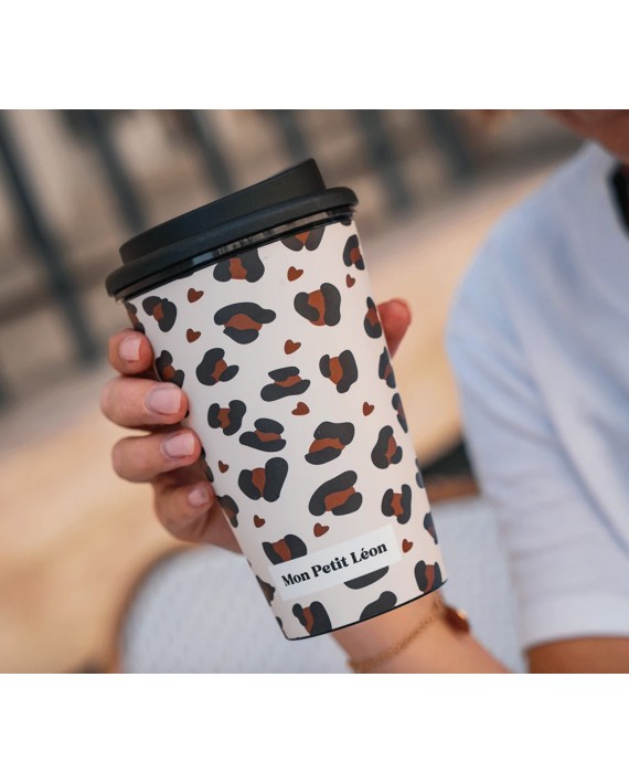 Mug - Cup léopard coeur