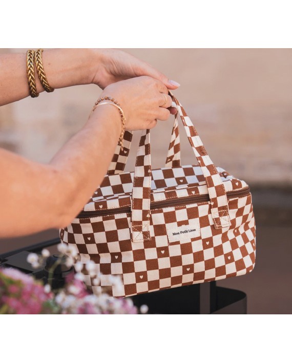 Lunch Bag isotherme - Damier Coeur