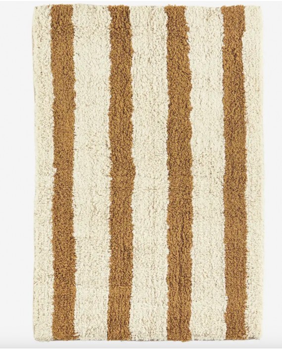 Tapis de bain rayé