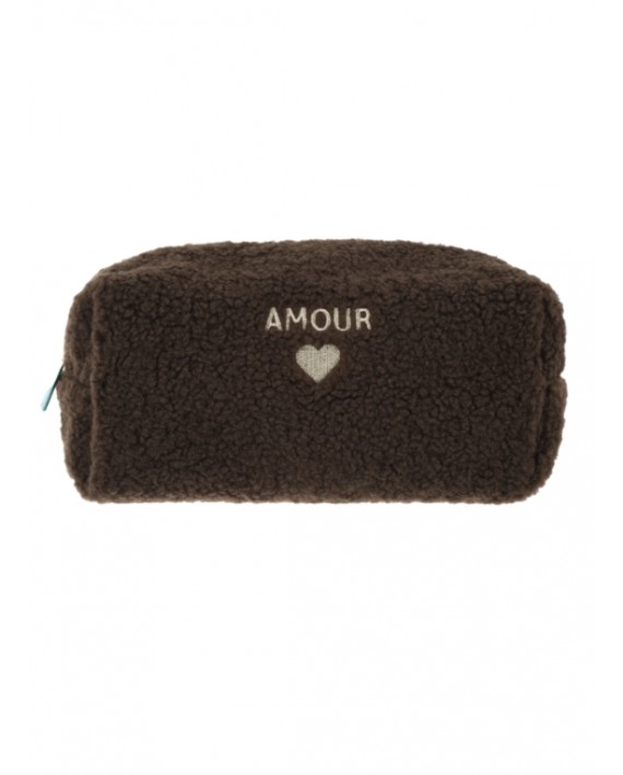 Trousse moumoute choco "Amour"