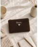 Pochette moumoute choco "Bisou"