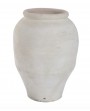 Pot en terre cuite beige