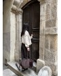 Veste en suédine beige