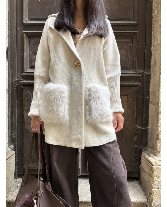 Manteau Carla écru