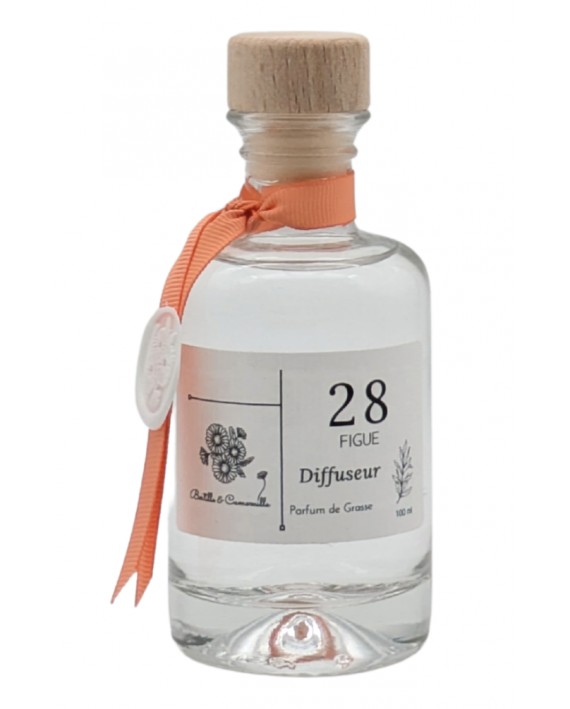 Diffuseur de parfum en verre "figue" 100ml