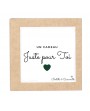 Fleur en plâtre parfumée "Joyeuses Fêtes"