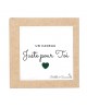 Fleur en plâtre parfumée "Une cadeau juste pour toi"