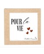 Fleur en plâtre parfumée "Pour la vie"