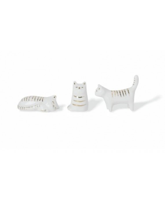 Petit chat en porcelaine