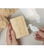 Boîte avec cigogne en porcelaine