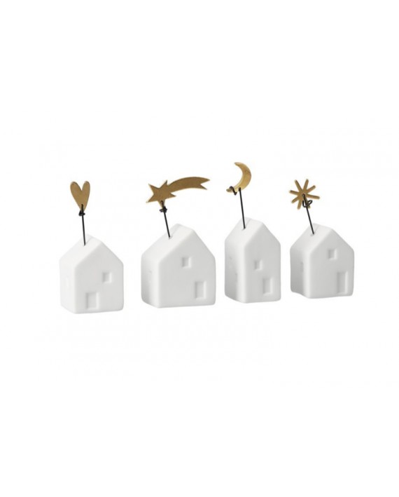 Mini maison en porcelaine