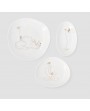 Lot de 3 coupelles/vide poche