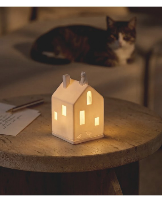 Maison photophore chat